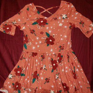 DotDotSmile ~ Christmas flowers Ballerina dress ~ size 2T ~ NWT